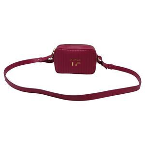 Tom Ford Quilted Camera Bag in Pink Leather
